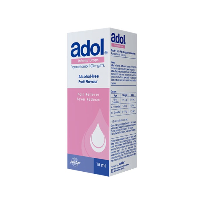 Adol Oral Drops for Infants & Babies - 15ml